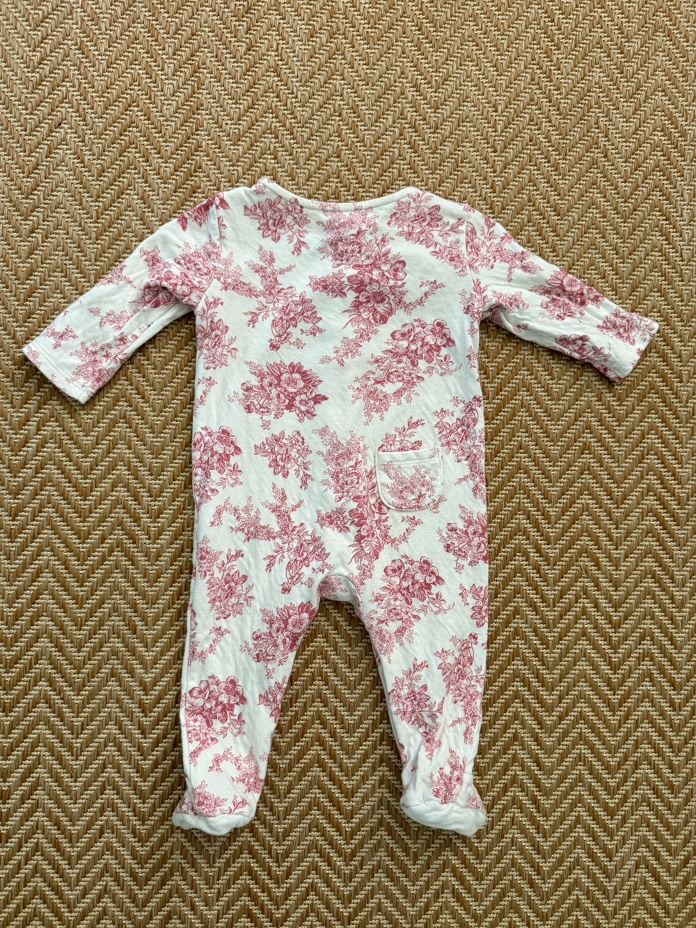 Janie and Jack Toile Footie Pajama - Picture 4 of 4